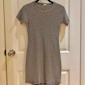 Brandy Melville Striped Ribbed Dress